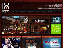 Tablet Screenshot of cantinaixtapa.com